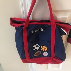 “Brandon” new tote bag for boys with zipper